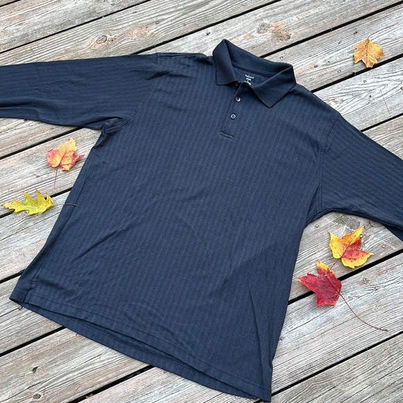Van Heusen polo style, collared jersey L - Picture 3 of 5